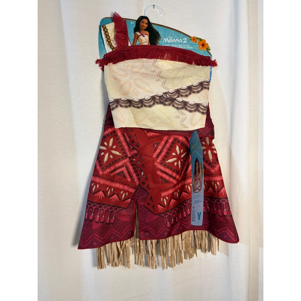Disney Moana 2 Adventure Outfit Costume Kids Sizes 4-6x Jakks Pacific New